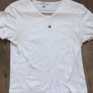 Tommy Hilfiger White Logo T-Shirt
